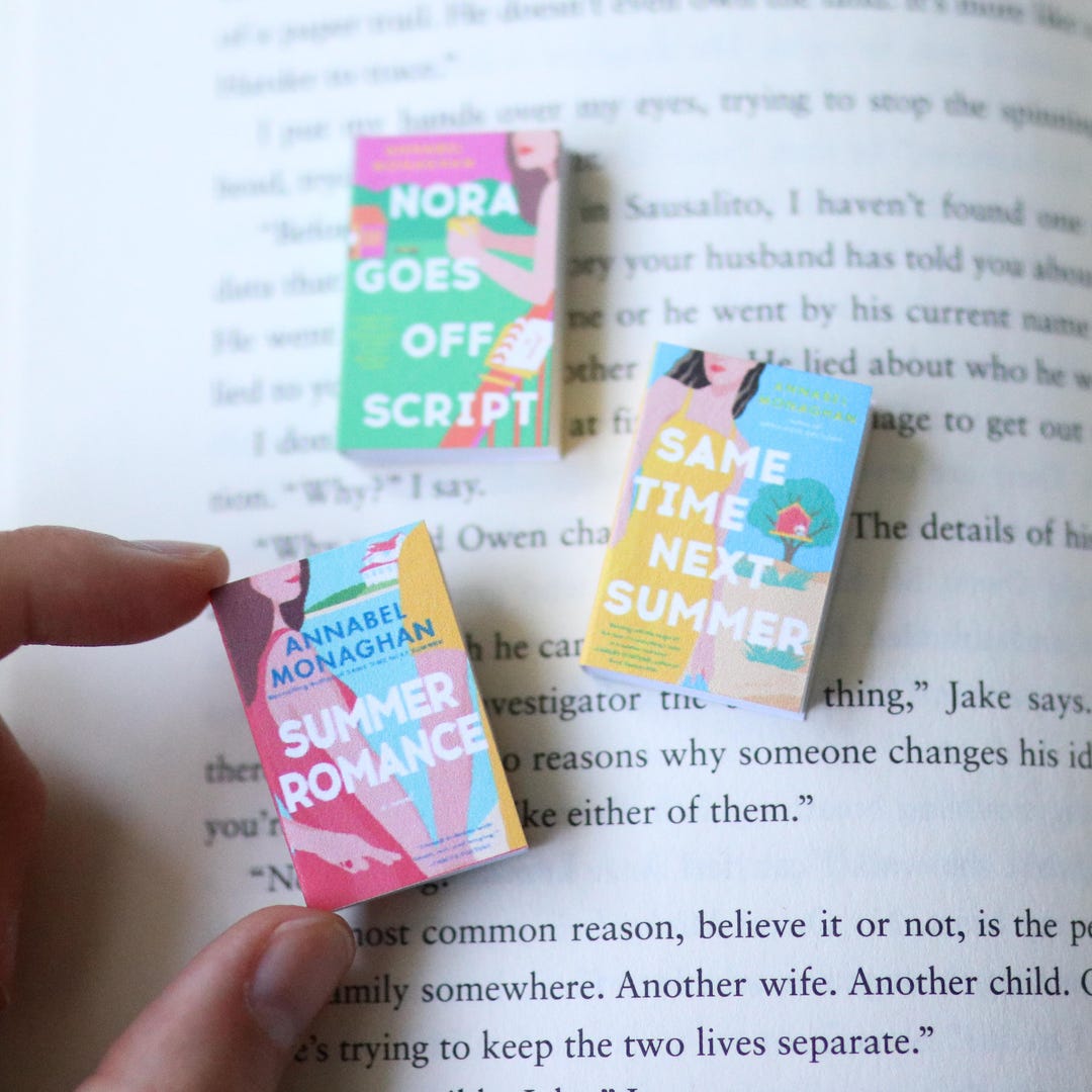 Handmade MINI Nora Goes off Script Books (set of 3 Mini Books) | TBR ...