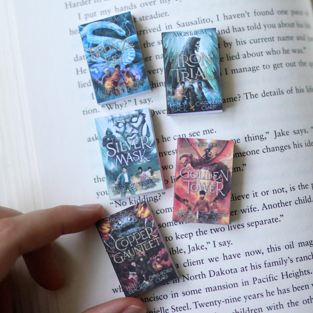 The Ritual Mini Book Handmade MINI Magisterium Books (set of 5 Mini Books) | Fantasy Books ...