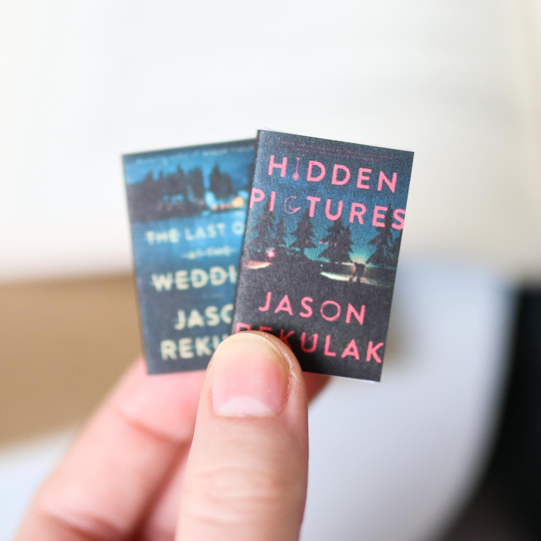 Handmade MINI Jason Rekulak Books (set of 2 Mini Books) Thriller ...