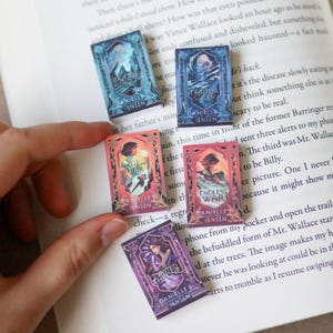Fait main MINI The Bridge Kingdom Series Books (lot de 5 mini-livres) fantasy Miniature minuscule booktok romantasy Danielle L. Jensen