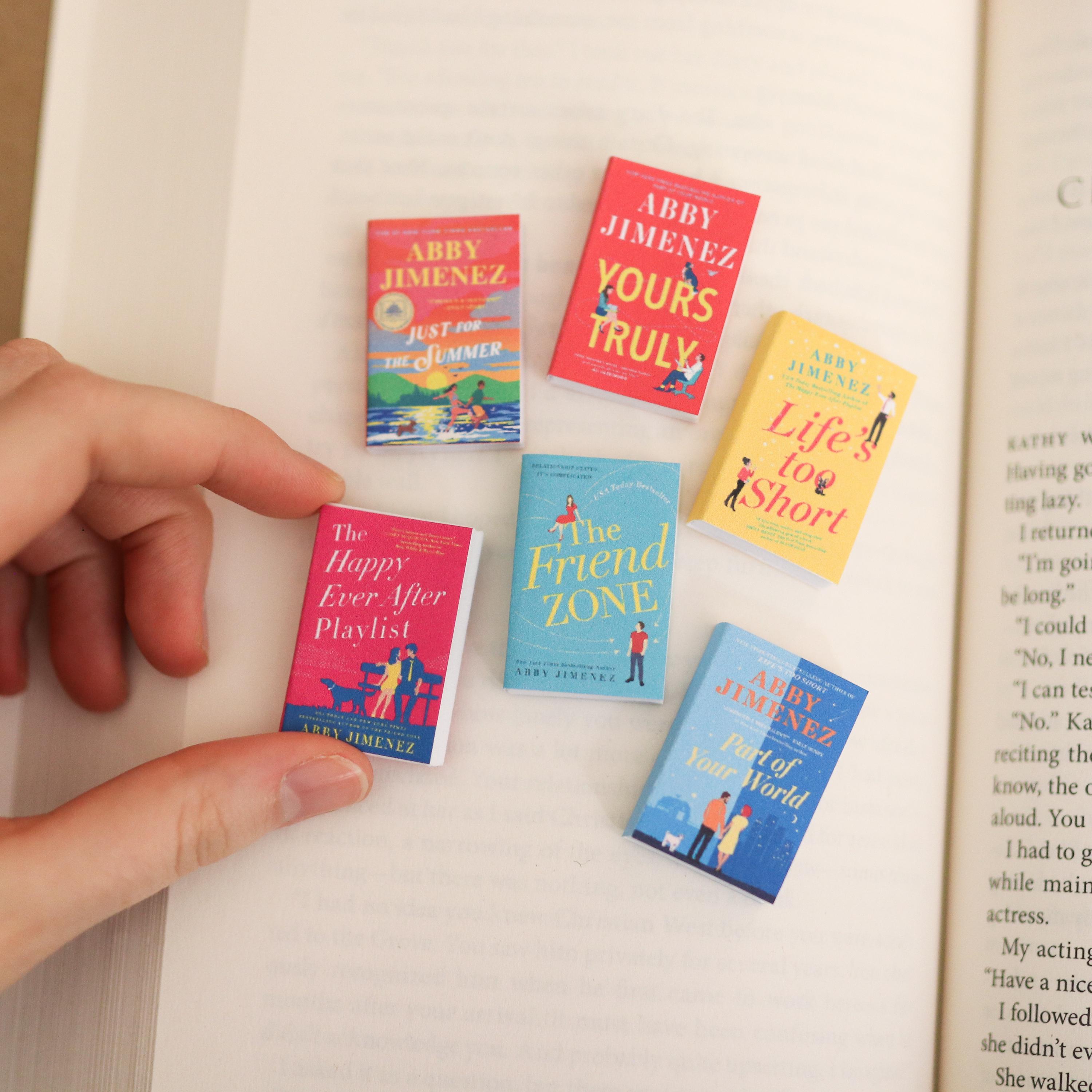 Handmade MINI Abby Jimenez Books (set of 6 Mini Books) Just 