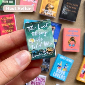 Handmade CUSTOM Mini Books | TBR jar books | Miniature Books, tiny books, customizable books, dollhouse books, small novels, choose your own