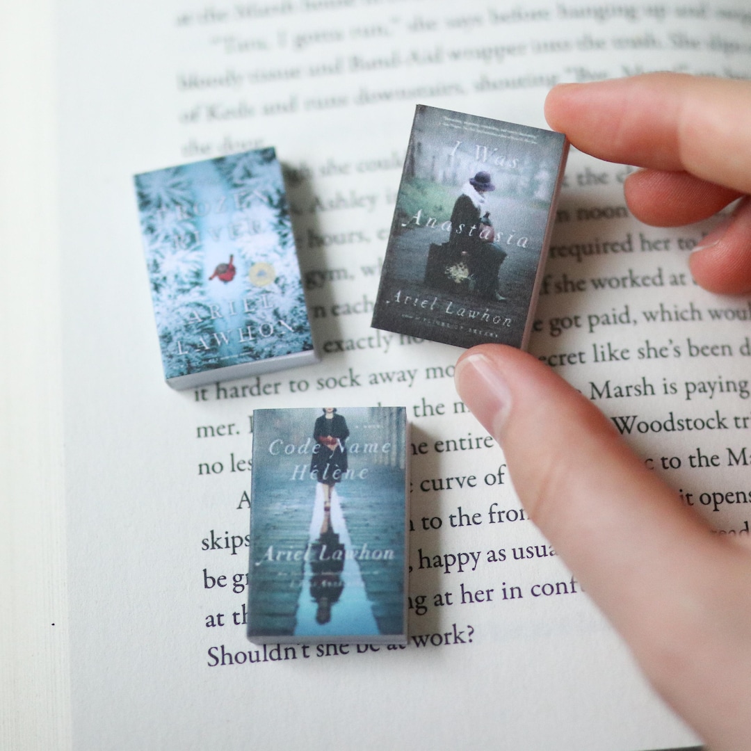 The Ritual Mini Book Handmade MINI Ariel Lawhon Books (set of 3 Mini Books) Thriller ...
