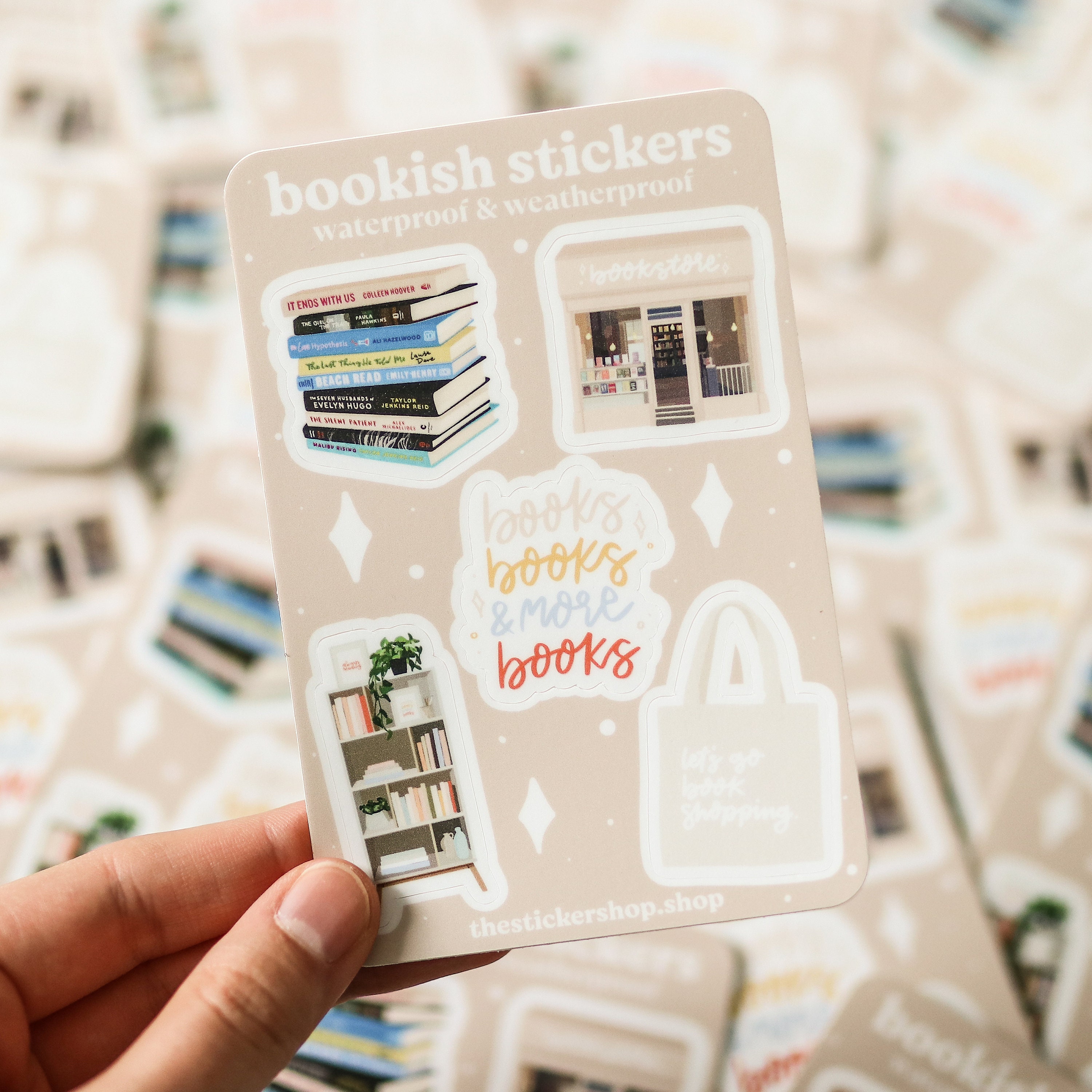 Mini Bookish Stickers | Waterproof, Gift Idea, Sticker Sheet ...