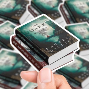 The Shepherd King Book Stack Sticker | decal waterproof stickers fantasy fiction fantasy romantasy gothic One Dark Window Rachel Gillig