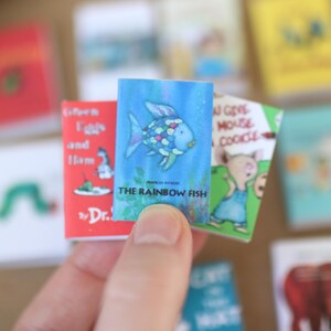 Handmade MINI Children's Books (set of 12 mini books) fantasy books, tiny books booktok, book party, reader, nostalgic, 90s, 2000s image 5