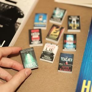 Handmade MINI Freida McFadden Books (set of 9 mini books) the housemaid, thriller, Miniature, tiny books, booktok, mystery
