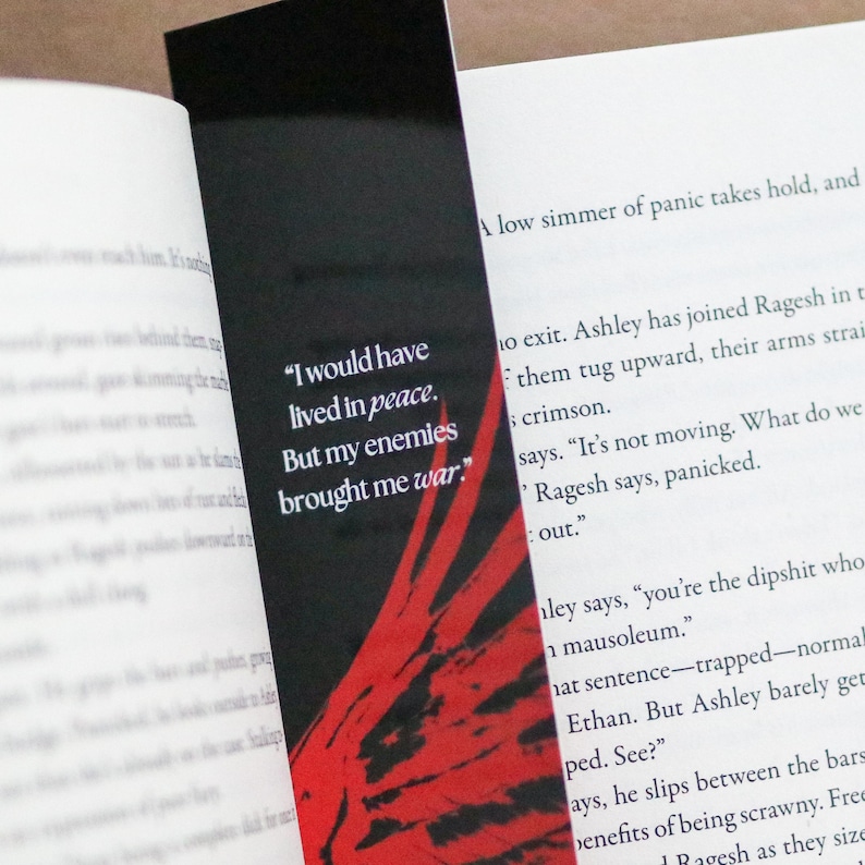 Red Rising Bookmark Print Red Rising Saga Inspired Bookmarks | (set of 6) Reading Tracker Tiny ...