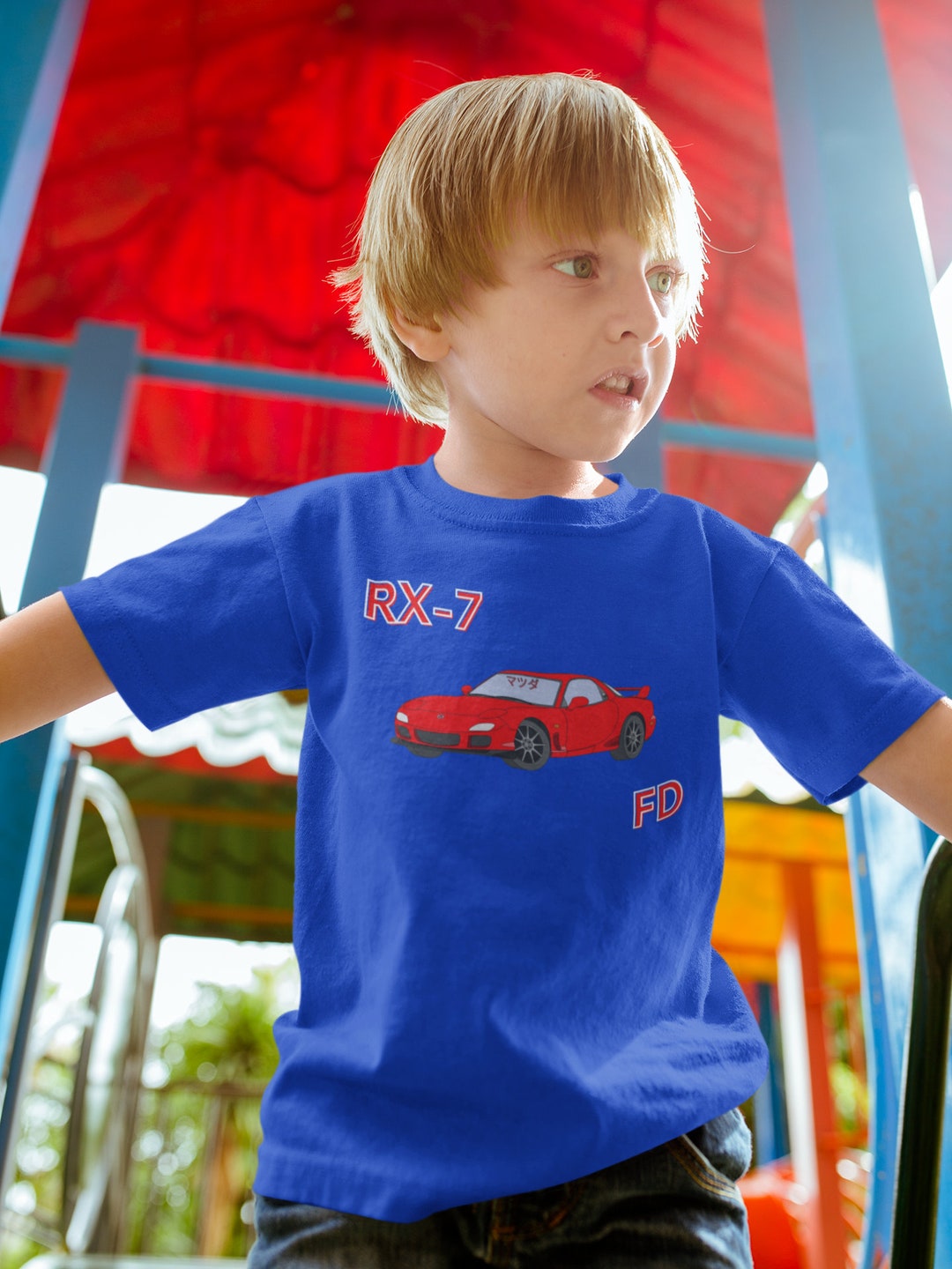 AEAE☆STICKER TSHIRTS(3color) Kids Car T-shirt: Mazda RX-7 FD Japanese Car Shirt - Etsy