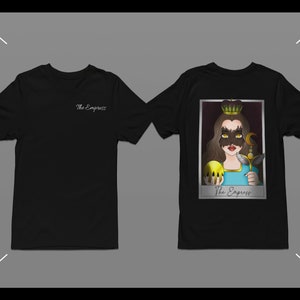 Kaiserin Tarotkarten-T-Shirt: Einzigartiges und stilvolles Unisex-T-Shirt, Tarot-inspirierte Mode, göttliche Kleidung, Witchcore-Kleidung, Geschenke für Hexen