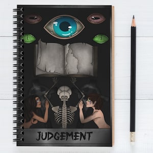 Reflektierendes Richturteil Tarot Notizbuch: Umarme Transformation + Einsicht | Perfekt für Journaling + Tarot-Enthusiasten | Geschenk für Hexen