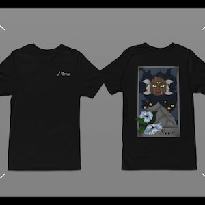 Mond Tarot Karte T-Shirt: Himmlische Phasen Sweatshirt, Mystische Witchy Oberbekleidung, Tarot Mode, Halbmond Bekleidung, Geschenke für Hexen