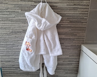 Cosy bathrobe for kids, girls, boys toddler, Baby Gift, Baby Shower Gift, Swimming Pool Hooded