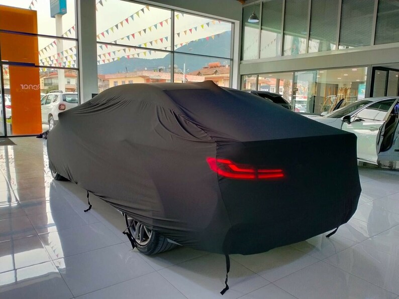 For M Power Combed Car Cover Black BMW Indoor Soft Elastic M3 M4 M5 M6