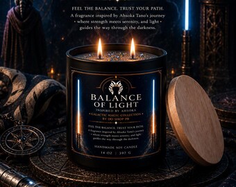 Star Wars Ahsoka Tano Inspired Soy Candle | Ashoka Tano Fulcrum | Star Wars Rebels | Free Wax Melts