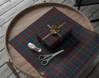 Ralphs Weihnachtsinspiration | Klassisches Geschenkpapier im Tartan-Karo | Geschenkpapier im Tartan-Karo-Stil | Glänzend oder matt verpacken
