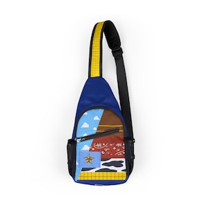 Woody Toy Story Chest Bag | AOP Sling Bag | Toy Story Chest Bag | Cowgirl Woody Bag | Disneyworld Chest bag | Disneybound Bags imagen 4