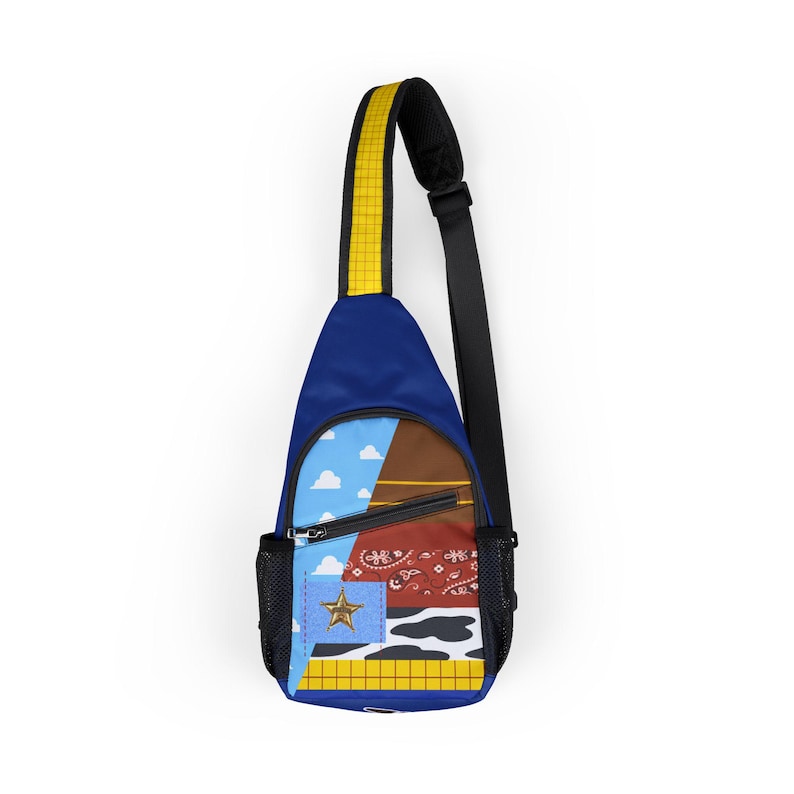 Woody Toy Story Chest Bag | AOP Sling Bag | Toy Story Chest Bag | Cowgirl Woody Bag | Disneyworld Chest bag | Disneybound Bags imagen 4