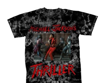 T-shirt Michael Jackson Thriller - Édition Collector Rare - Noir Taille S - Gildan
