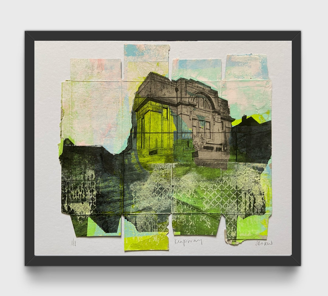 Original 'kingsway B14' Intaglio and Screen Print on Etsy