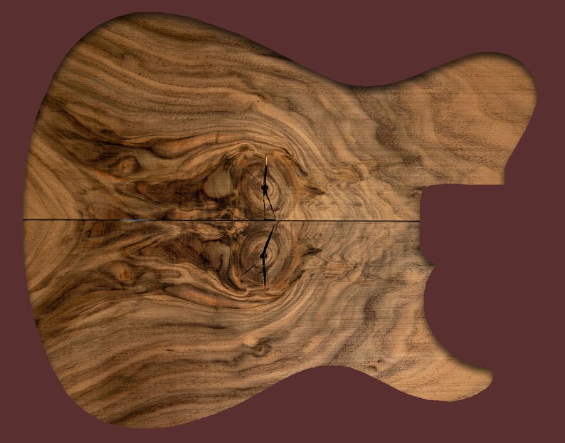 Claro High Quality New Walnut Guitar Cw11 Top