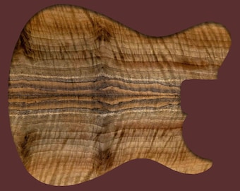 Bastogne Walnut (Flamed) Guitar Top (BW1003)
