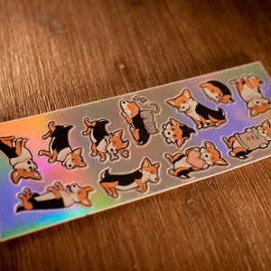 Sticker-Set Corgi Nami