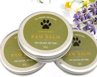 Lavender & Chamomile Paw Balm - Natural Beeswax Balm for Dogs
