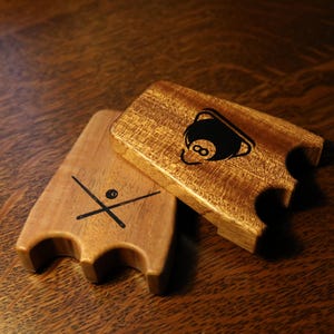 Handcrafted Portable Pool Cue Holder
