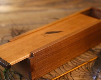 Custom Handcrafted Wooden Pencil Case