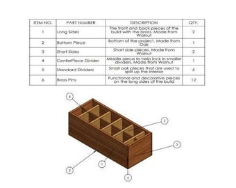 Makeup Brush Holder Build Plans