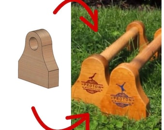 Parallette Face Template: DIY Calisthenics Equipment (CNC and Laser Cutter)