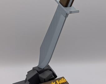 The Bowie Knife In The Stone - Decorative Sculpture