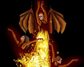 The Three Furies - 11 x 17 Print
