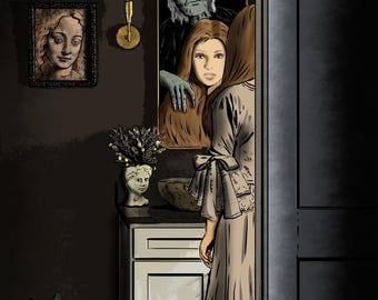 The Mirror - 11 x 17 Print
