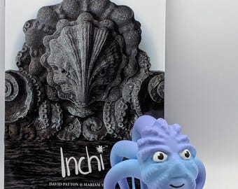 Inchi Book and Character Sculpture Combo