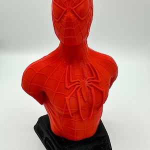 3D Printed Spiderman Bust