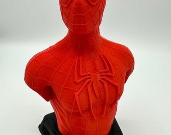 3D Printed Spiderman Bust