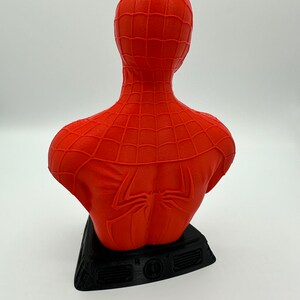 3D Printed Spiderman Bust - Etsy
