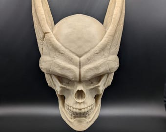 Cráneo de Cell de Dragon Ball: Decoración impresa en 3D (30 cm de alto)