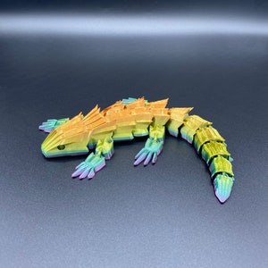 Articulating 3D Printed Armadillo Lizard