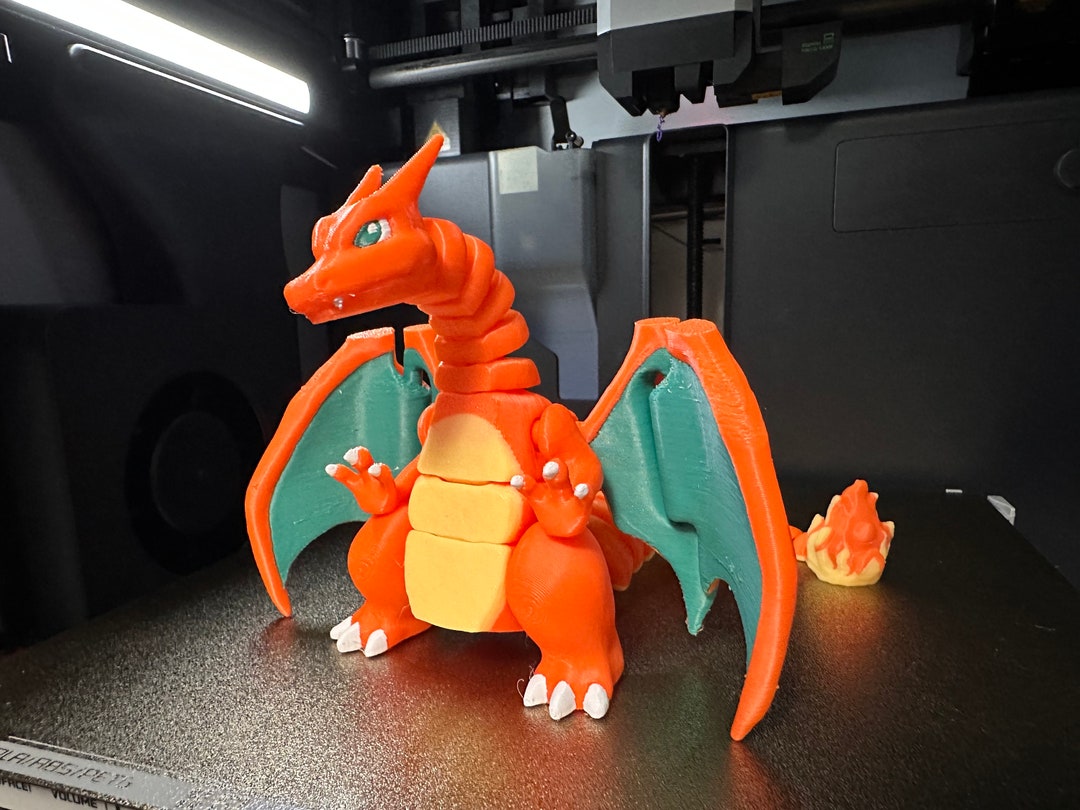 STL file POKEMON - MEGA CHARIZARD 🐉・3D printing template to