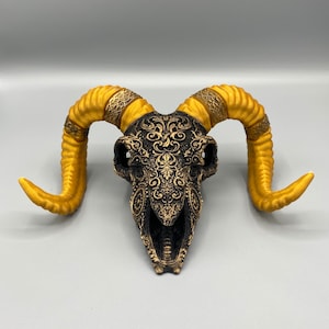 3D Printed Goat Skull