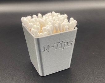 Récipient de coton-tige imprimé en 3D