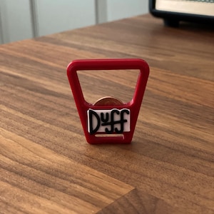 3D Printed Duff Bottle Opener