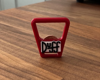 3D Printed Duff Bottle Opener
