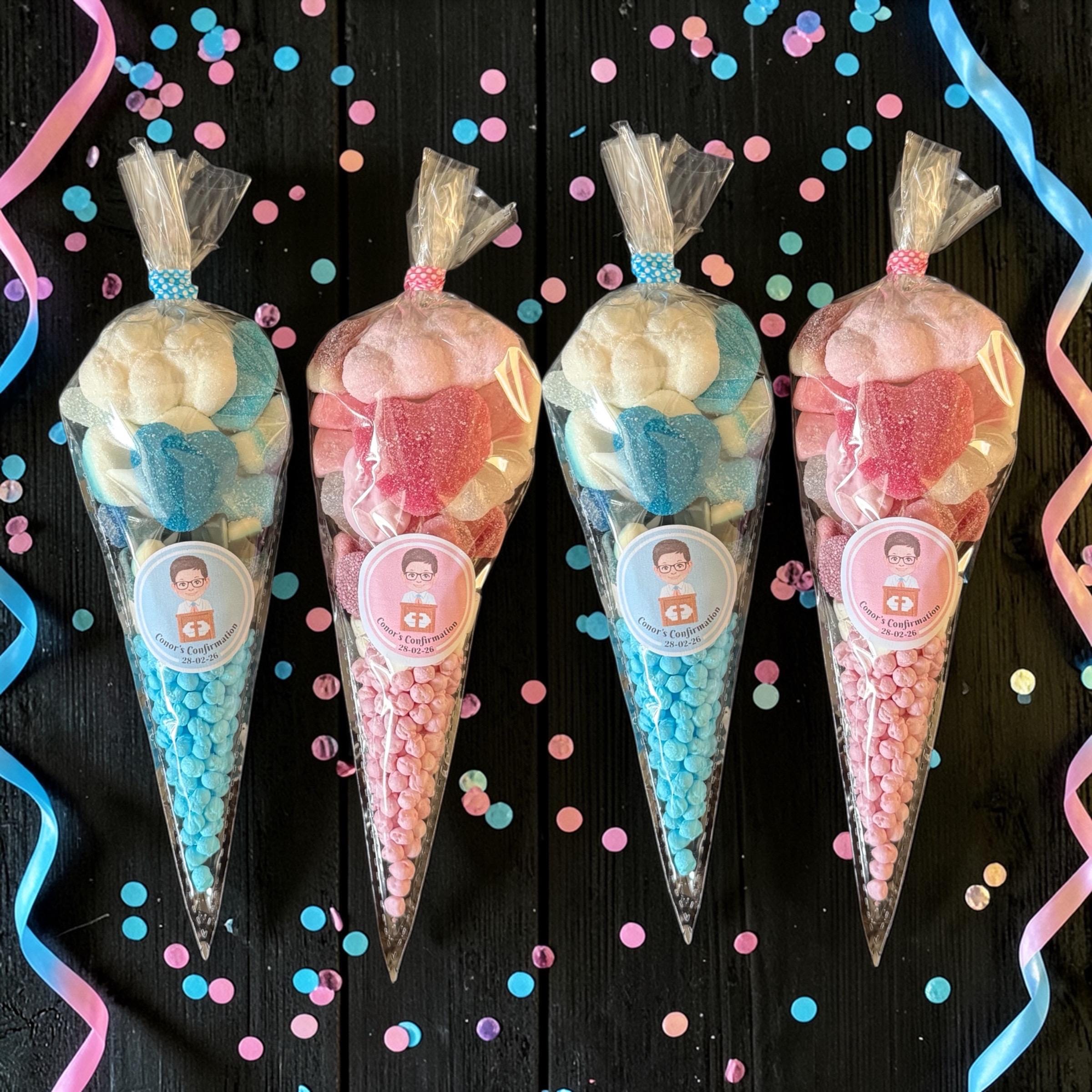 Holy Communion Sweet Cones Party Favours – Personalised Christening ...