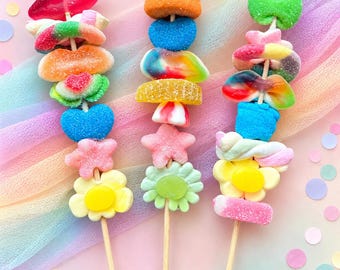 Party Favour Sweet Kebabs for parties, weddings and celebrations Personalised Children Party Sweets Kids Party Favours Personalised