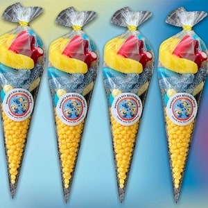 Minion Party Sweet Cones, large or small, filled with Pick and Mix Sweets image 1