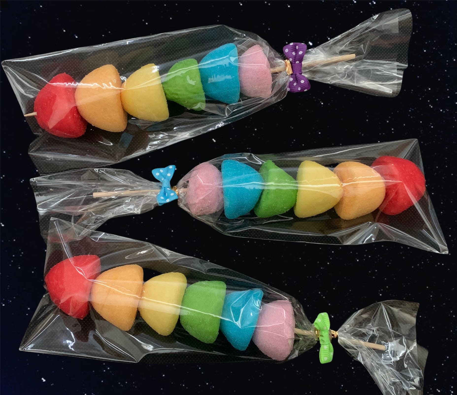 Marshmallow Skewers Rainbow Sweet Kebabs for Parties & Smores 